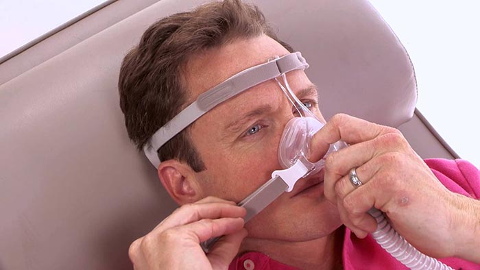 Correcci&oacute;n de las fugas de la mascarilla