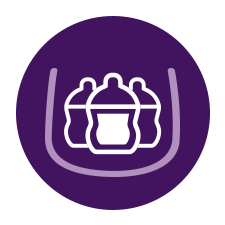 &Iacute;cono de Esterilizadores Philips Avent dise&ntilde;ados para ahorrar espacio