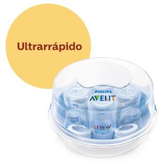Esterilizador a vapor para microondas Philips Avent r&aacute;pido