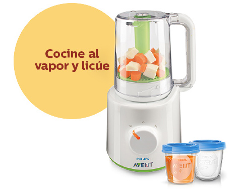 M&aacute;quinas para preparar alimento saludable para beb&eacute;s 2 en 1 Philips Avent