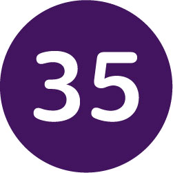 Icono de 35 c&iacute;rculos