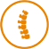 &Iacute;cono de columna vertebral